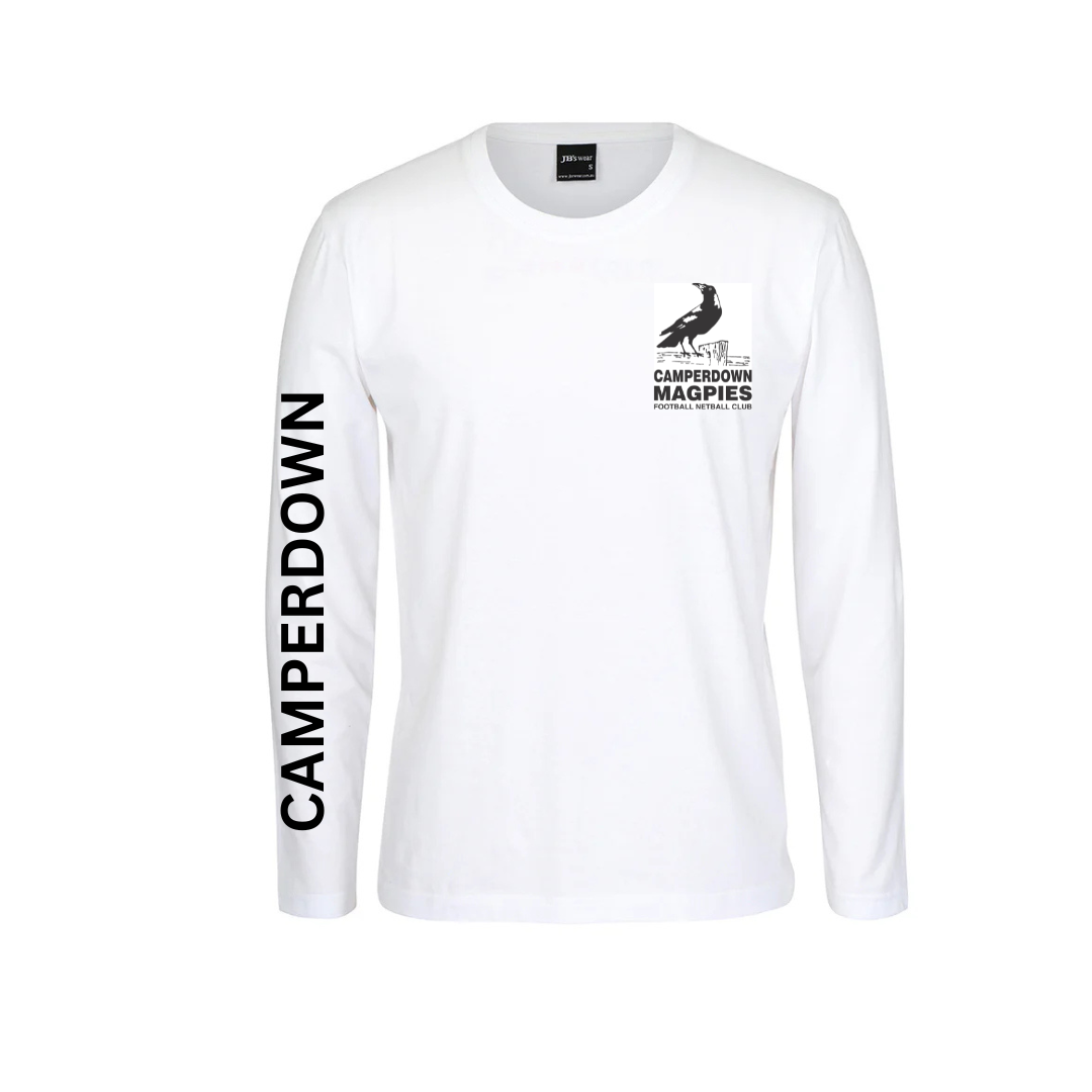 CFNC L/Sleeve White Tee – Unisex